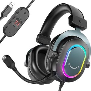 FIFINE Gaming Headset for PC-Wired Headphones